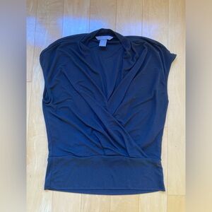 H&M Elegant Black Blouse